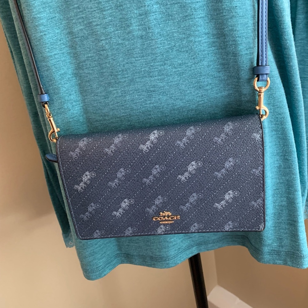 Coach Anna Foldover Crossbody Clutch - Picture 5 of 8